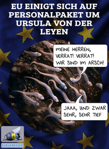 politischer Poster von Czeslaw Gorski - wir sind im arsch